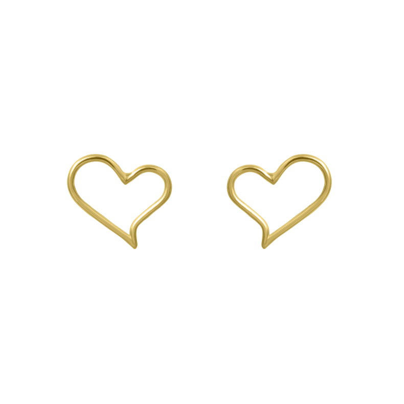 Grav Belle Contour Arany 14K Fülbevaló