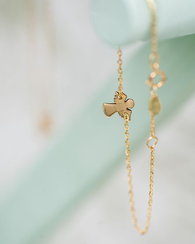 Grav Angel Baby Arany 14K Nyaklánc