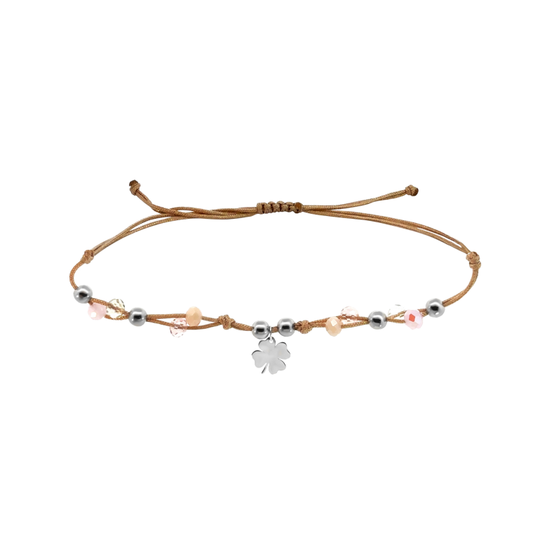 GRAV Macrame Candy Luck Ezüst 925 Karkötő