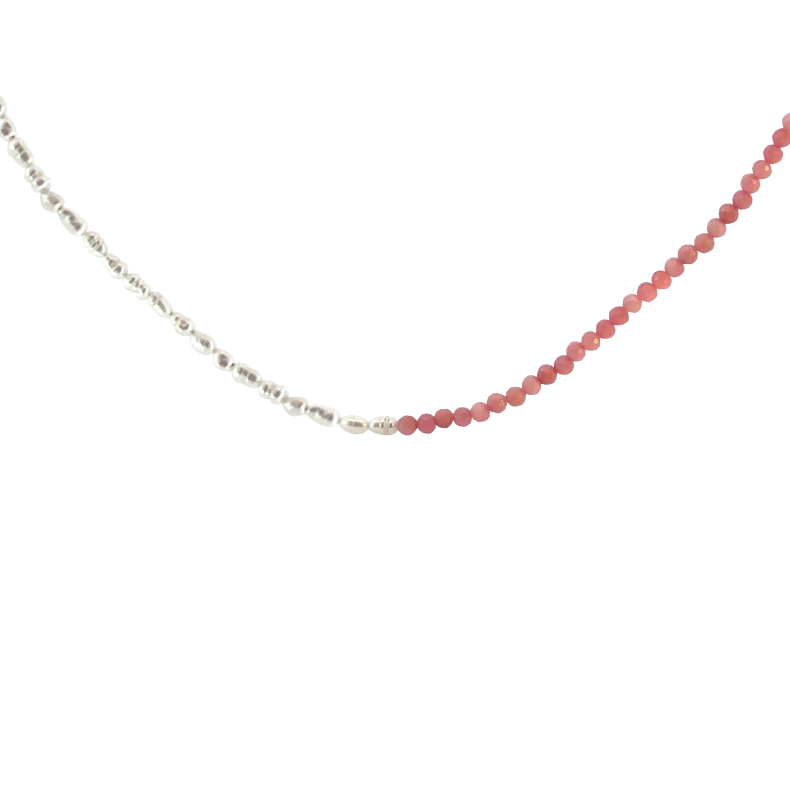 GRAV Pink Opal Pearl Ezüst 925 Nyaklánc