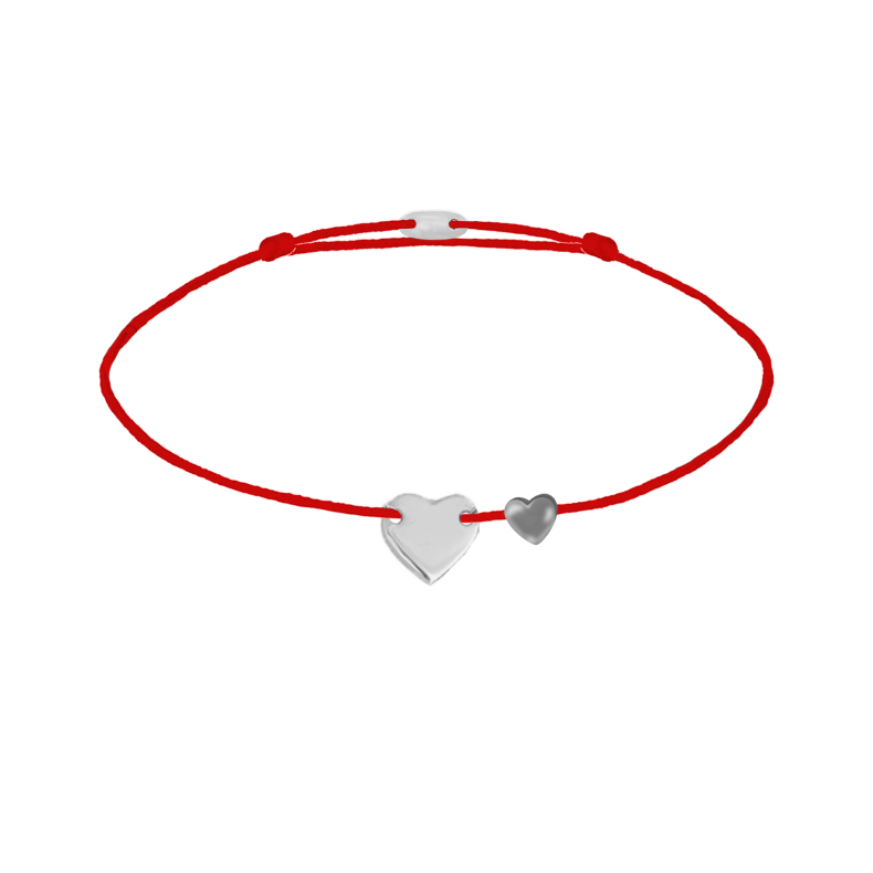 GRAV Heart Ezüst 925 Fonalas Karkötő