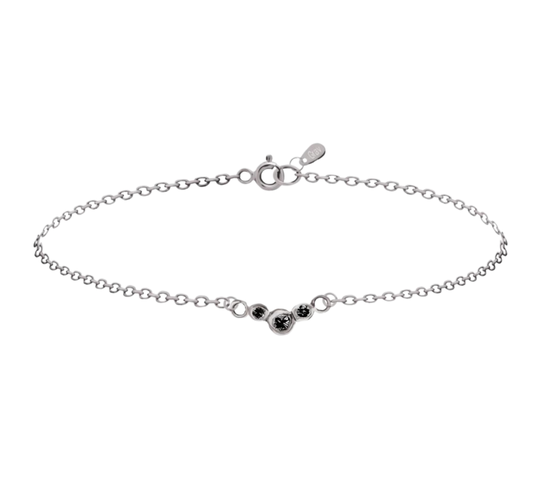 GRAV Chloee 3 Curve Ezüst 925 Karkötő