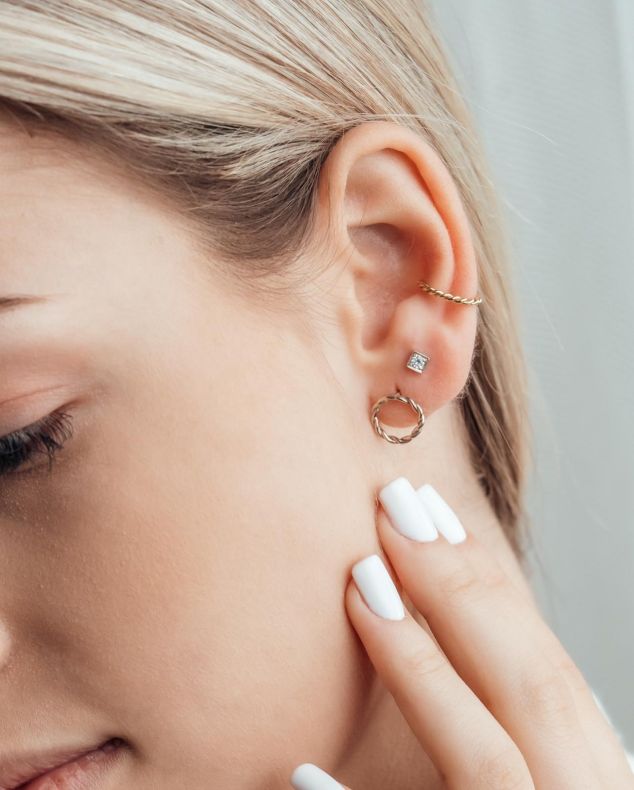 Grav Nolita Arany 14K Fülgyűrű