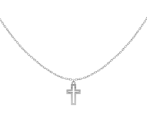 GRAV Cross Contour Ezüst 925 Férfi Nyaklánc