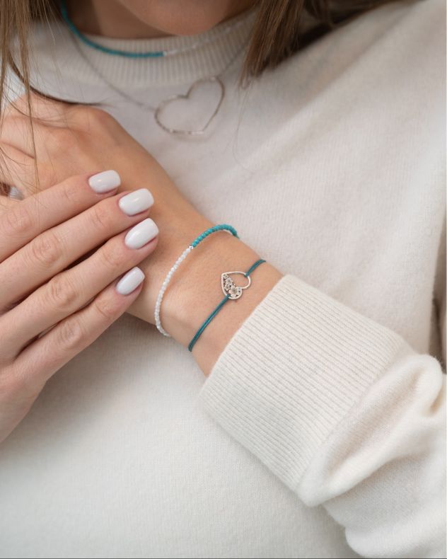 GRAV Turquoise Mist Ezüst 925 Karkötő