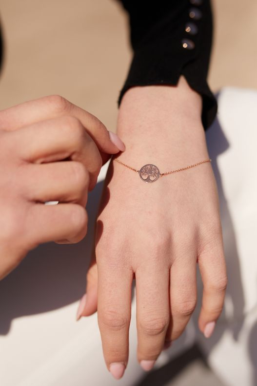 Grav Tree Of Life Arany 14K Karkötő