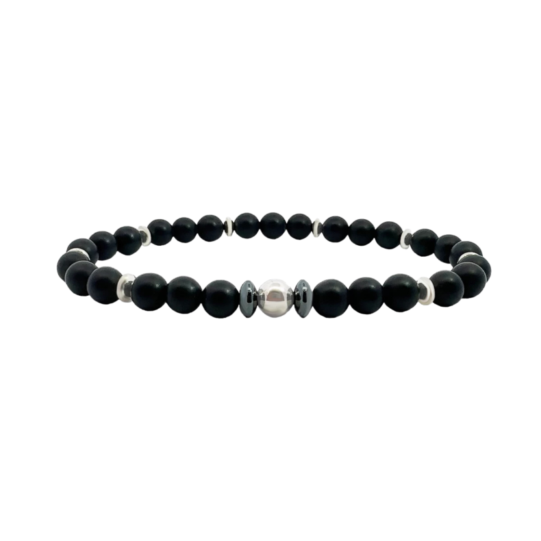 GRAV Matte Black Men Ezüst 925 Karkötő