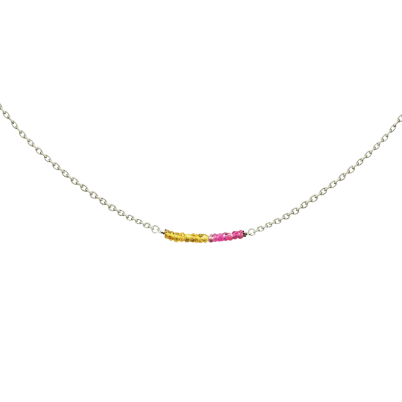 GRAV Rayfield Zafír Rubin Arany 14K Nyaklánc