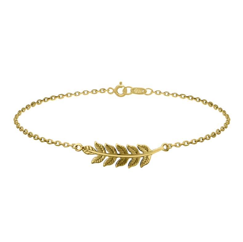 Grav Leaf Arany 14K Karkötő
