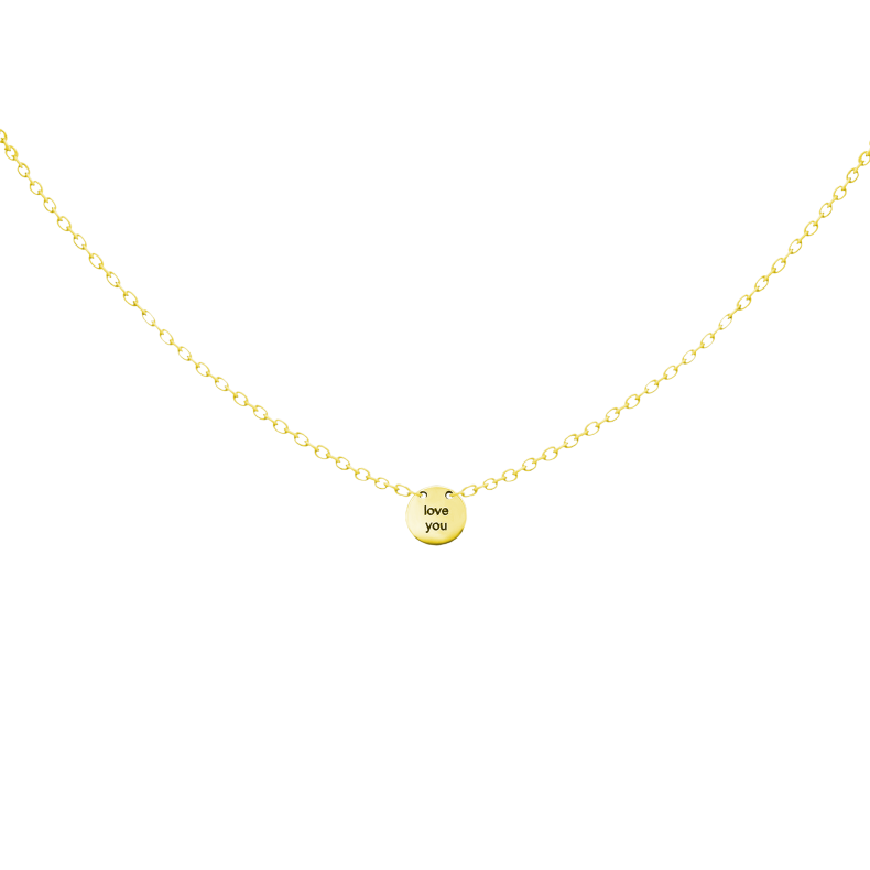 GRAV Love You Arany 14K Nyaklánc
