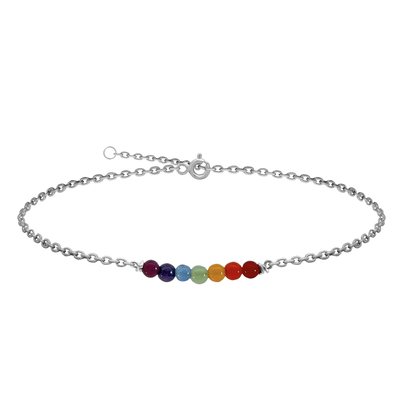 GRAV 7 Chakra Ezüst 925 Bokalánc