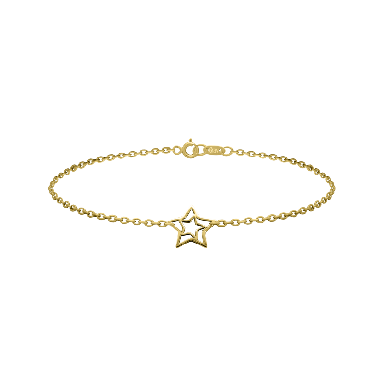 GRAV My Star Arany 14K Karkötő